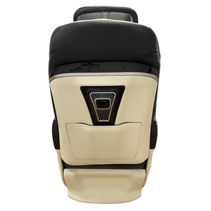 Asiento de coche eléctrico con riel deslizante delantero y trasero, USB, color blanco, con bolsa de almacenamiento para documentos - Product Image 1