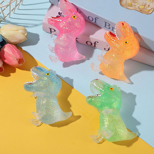 2026 Novedad: Bolas Antiestrés de Maltosa Brillante y Coloridas para Niños, Juguetes Sensoriales Blandos y Elásticos de Dinosaurios T-Rex - Product Image 1