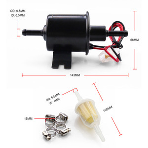 Pompe à carburant électronique 12V pour tracteurs agricoles, modèle amélioré diesel, noir - Product Image 3