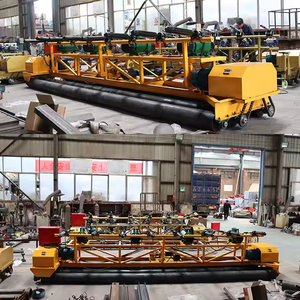 เครื่องปรับระดับคอนกรีตเครื่องปรับระดับพื้นเครื่องปูพื้นด้วยยางมะตอยตีนตะขาบขนาดเล็กแบบไฮดรอลิกเต็มรูปแบบ - Product Image 6