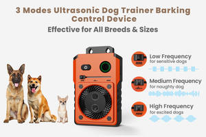 في الهواء الطلق المحمولة القابلة لإعادة الشحن التعرف الذكي الكلب ينبح التكيف التلقائي بالموجات فوق الصوتية الحيوانات الأليفة طارد النباح رادع - Product Image 3