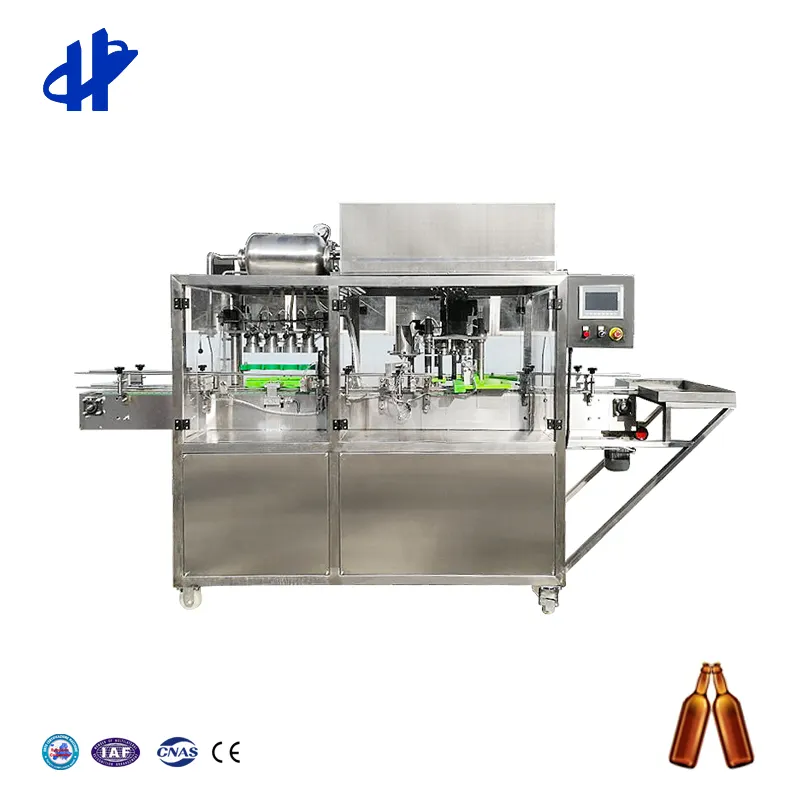 4 Heads Economy Type Small Beer Can Filling Line Filling Machine Filling Line Project