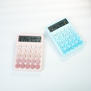 <span class=keywords><strong>12</strong></span> chữ số Gradient màu máy tính pin Powered nhựa máy tính khoa học Máy tính để bàn máy tính - Product Image 3