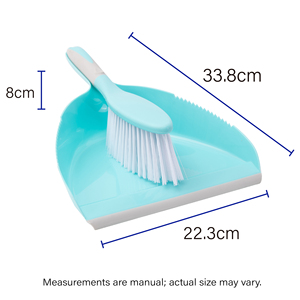 Recogedores de Polvo Azul Cielo con Cepillo, Juego de Escoba y Recogedor para Cocina - Product Image 2