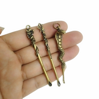 Meilleur prix Cuillère à oreilles Statue de la Liberté, Cuillère à oreilles serpent, Porte-clés, Jouet en laiton