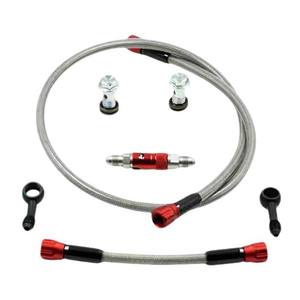 ชุดวาล์วปิดท่อเบรกคาลิปเปอร์ AN3 สำหรับรถจักรยานยนต์/ชุดคอมโบปลดเร็ว - อะไหล่ทดแทนข้อต่อตรงด้านหน้าทำจากสแตนเลส - Product Image 6