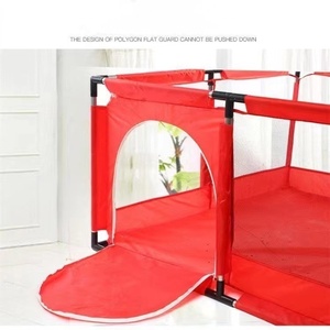 Katlanabilir güvenlik çiti büyük kare çocuk futbol sahaları ile taşınabilir kapalı bebek oyun parkı çit oyna - Product Image 6