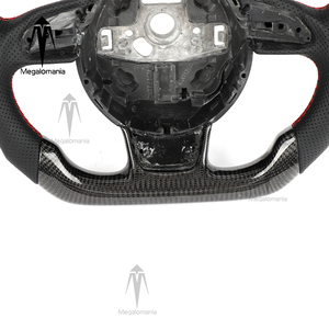 Volant sport en fibre de carbone pour <span class=keywords><strong>Audi</strong></span> B8.5 S4/S5/S6/Q5/Q7 RS5/RS6/RS7 TTRS A1/A3/A4/A5/A6/A7 - 3 branches - Product Image 3