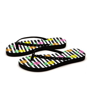 Tongs antidérapantes en caoutchouc avec logo personnalisé Salle de bain Sublimation Pantoufles pour femmes - Product Image 6