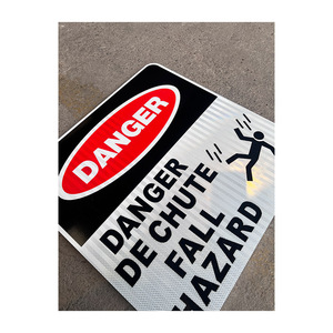 مادة الألومنيوم حركة المرور لا تحذير دخول الطريق ، لوحة السلامة والأمن البلاستيكية للطريق - Product Image 2