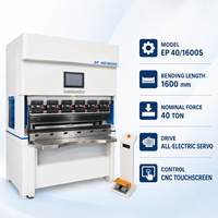 Prensa Plegadora CNC Servoeléctrica de 40T y 1600mm para Plegado de Chapa Metálica de Precisión
