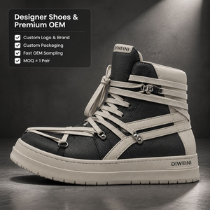 Zapatillas de Lujo de Diseñador para Hombre y Mujer, de Alta Calidad, Negras, con Plataforma Alta y Estilo Chunky, Nuevas - Product Image 1