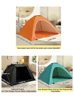 Tente pyramidale triple couche épaisse et chaude, en tissu Oxford de coton respirant, imperméable 1000 mm, pour 3-4 personnes, idéale pour le camping en hiver en extérieur
