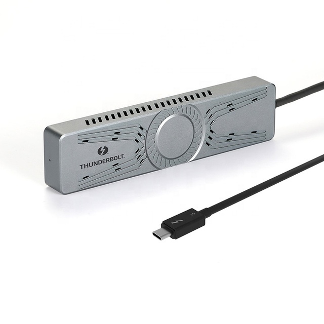 Thunderbolt 3 to NVMe SSD Enclosure for Apple Users Compatible with M.2 NVMe SSD 2280