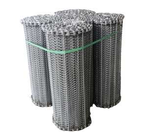 Thép không gỉ xoắn ốc dệt dây lưới vành đai với dệt trơn và hàn chống lão hóa xử lý Chuỗi liên kết lưới - Product Image 6