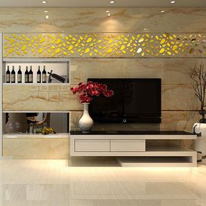 Newly Designed Rice Grain Shaped Home Decoration <b>Acrylic</b> <b>Mirror</b> Sticker Wall Beautification Sticker Supports Customization - Product Image 2