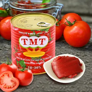 Blik Aseptische Beste Verkopen Tomatenpuree In 28-30% Brix Van Populaire Leverancier Voor Afrika