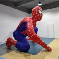 Modelo Inflable Publicitario de Spiderman, Personaje de Dibujos Animados, Directo de Fábrica