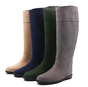 Micro bottes en daim pour femme, cuissardes de pluie en pvc, en daim, hautes, pour <span class=keywords><strong>pêche</strong></span>, chasse, équitation, vente en gros, - Product Image 4