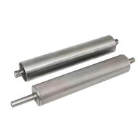 Nouveaux rouleaux de guidage en acier inoxydable galvanisé avec roues dentées en caoutchouc/acier pour lignes de production, personnalisables