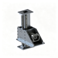 Aktuator Linear KNK KTZ100 Kapasitas Beban Berat 100KG Penggerak Pinion Rak Gigi Modul Linear Kekakuan Tinggi Manipulator Truss