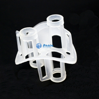 Anneaux Raschig de type couronne en plastique PP PE CPVC Heilex de 50/76/100 mm pour tours de distillation, moulage par soufflage et découpe par injection