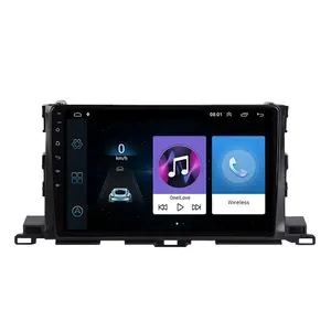 GRANDnavi 10 inches For Toyota Highlander 2015 2016 2017 2018 Touch Screen Bluetooth Car stereo Touch Screen Car radio