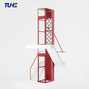 Ascenseur panoramique de luxe en verre pour villa, ascenseur à traction pour maison résidentielle de 5 étages - Product Image 1