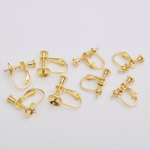 Vekeklee YSH7773 4mm pirinç tel küpe olmayan deldi kulaklar takı yapma klip küpe inci dönüştürücü bileşenleri bulgular vida geri - Product Image 3