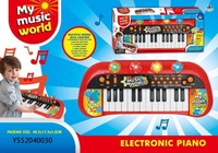 24 Keys Kids Electronic Piano Toy Light up Musical Keyboard Early Educational Instrument for Children Home Play & Gift