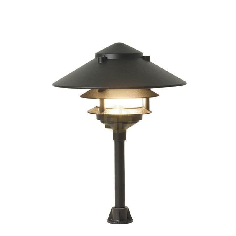 Low Voltage 12V 10" Pagoda Light IP65 Waterproof Aluminum LED Landscape Outdoor Garden Light with Dimmable Feature Smart Light