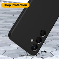 Coque de téléphone en silicone souple pour Galaxy S24 S23 S22 Coque de téléphone antichoc colorée pour Samsung S24 Plus