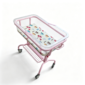 Culla Ospedaliera per <span class=keywords><strong>Neonati</strong></span> con Vasca in Plastica per Alimenti, Altezza Regolabile Pneumaticamente 13 °   Carrozzina Inclinabile Antireflusso per <span class=keywords><strong>Neonati</strong></span> - Product Image 6