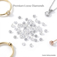 0,7mm-6,5mm VVS-VS Weißer Runder Laborgezüchteter Diamant für Ringe, Halsketten, Armbänder, Uhrendekoration