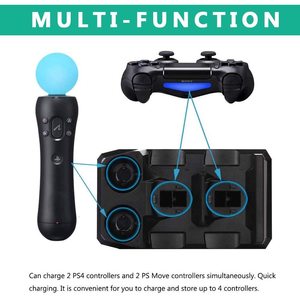 <b>Ps4</b> Move <b>Controller</b> Dock Charger With Dual Charging Slots For <b>Ps4</b> Game <b>Controllers</b> And Motion Sensors - Product Image 3