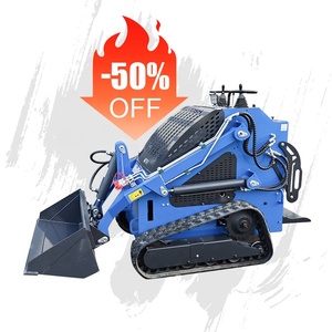 Mini-chargeuse sur chenilles TOSH Engine avec godet 4-en-1 - Product Image 2