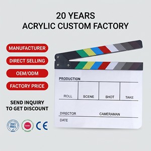 <span class=keywords><strong>Pizarra</strong></span> <span class=keywords><strong>de</strong></span> acrílico personalizada para cine, para director, escenas, acción, producción <span class=keywords><strong>de</strong></span> video, fabricante, suministro al por mayor - Product Image 1