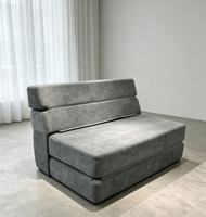 Canapé personnalisable en mousse haute densité 30D compressée, style moderne minimaliste en velours chenille, ensemble de canapés pour salon, idéal pour les petits appartements