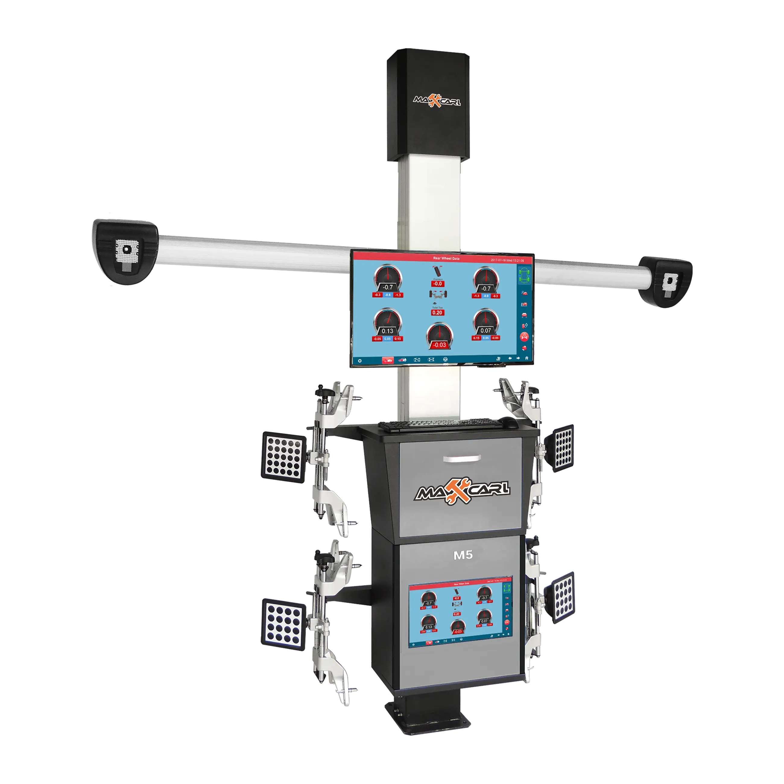 Atualização de software livre 3D alinhador da roda & máquina de equilíbrio da roda