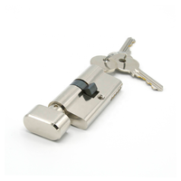 Offre Spéciale moderne 30 degrés serrure de porte cylindre laiton nickelé acier aluminium alliage de zinc cuivre ABS avec tour de pouce