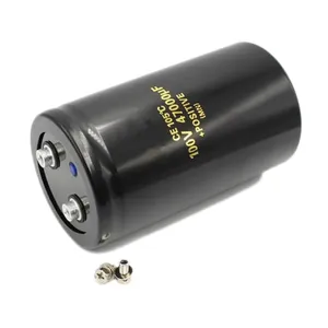 High Quality Long Life 100V 47000uF Screw Terminals Power Supply Electrolytic Capacitor For Drivers And Inverters