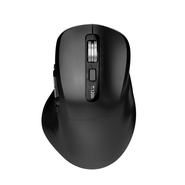 Custom Logo 10000 DPI Thumb Wheel Dual Mode Rechargeable Business Wireless Mouse USB Interface 3D Mini Style for Desktop