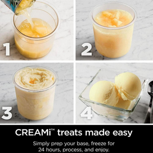 Accessoires Ninja Creami : 4 récipients et cuillères pour crème glacée, compatibles avec les séries XSKPLID2CD / NC299AM / C300s - Product Image 3