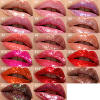 Nouveau Gloss à Lèvres Nacré Longue Tenue Tendance – 17 Couleurs, Facile à Appliquer, Repulpeur Brillant, Éclatant et Scintillant