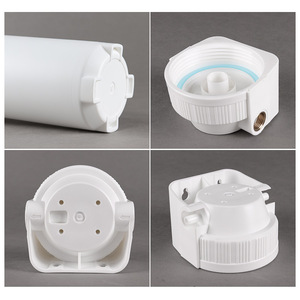 Bouteille filtrante à eau blanche de 10 pouces, pré-filtre en matériau PP pour purificateurs d'eau universels avec connecteur en cuivre à filetage interne - Product Image 5