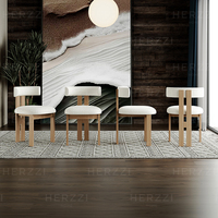 Chaises de salle à manger et de restaurant confortables à dossier haut pour coiffeuse de salon de café avec siège de cadre