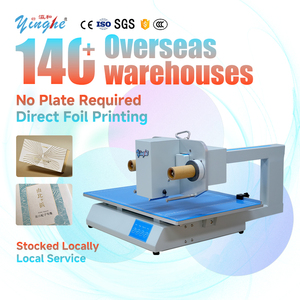Yinghe hot foil stamping machine Semi-Automatic <b>Digital</b> Control Flat Platen Heat Transfer Machine for sales - Product Image 1