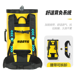 Al-Masr Rope Bag 65L High Capacity Outdoor Climbing Storage Backpack With Name Window For Hiking Mountaineering Rescue Equipment - Product Image 2