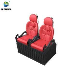 4D 5D Luxury Red Theater Seating In The Showroom 5D Movie Theatre Seats Home Cinema Seats