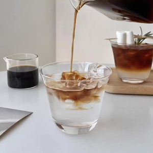 M vendita calda ultra-sottile tazza di vetro semplice cristallo succo di cocktail bevanda fredda tazza di ghiaccio <span class=keywords><strong>caffè</strong></span> americano <span class=keywords><strong>bicchiere</strong></span> di acqua giapponese <span class=keywords><strong>bicchiere</strong></span> - Product Image 5